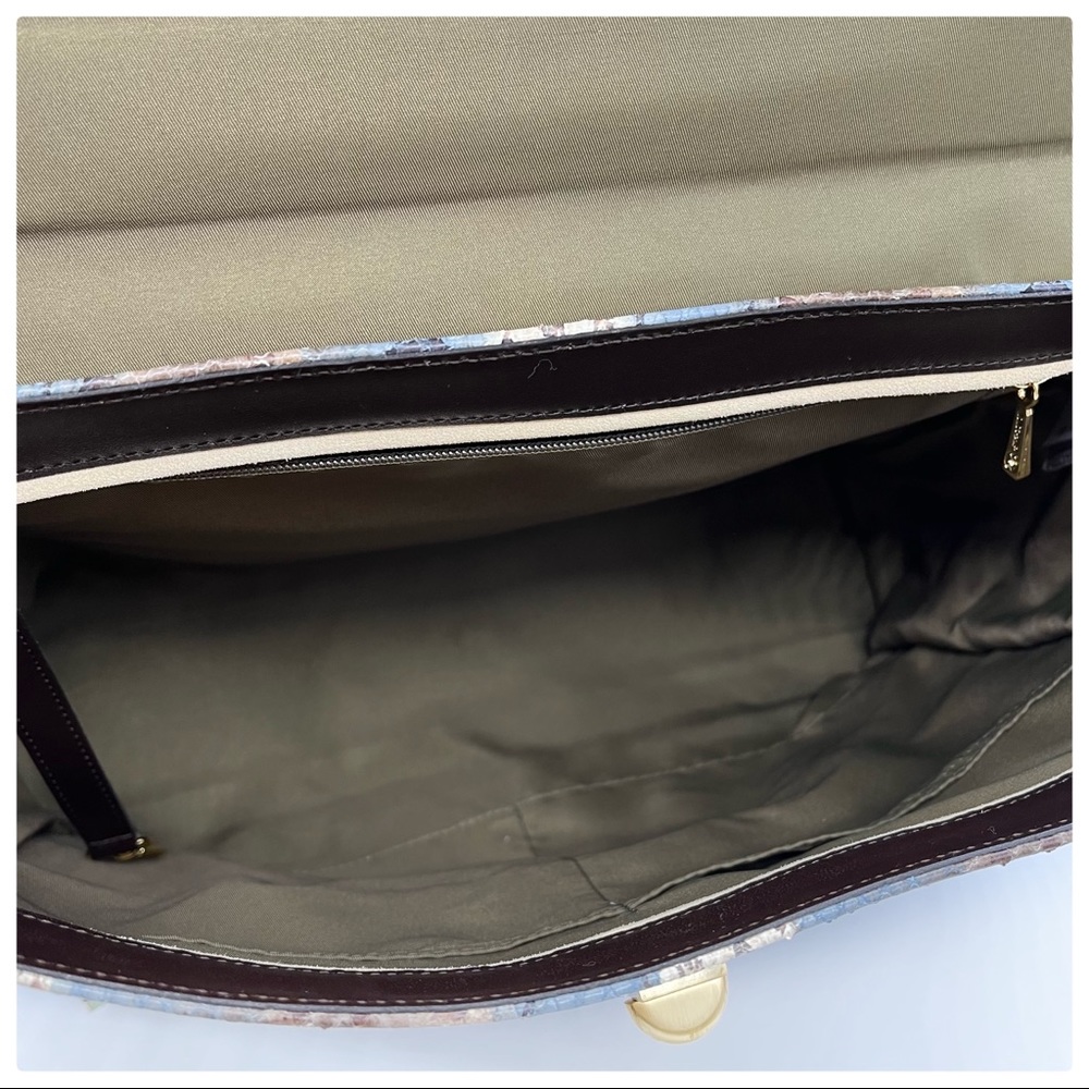 Longchamp Multicolored Python Embossed Leather Ga… - image 7